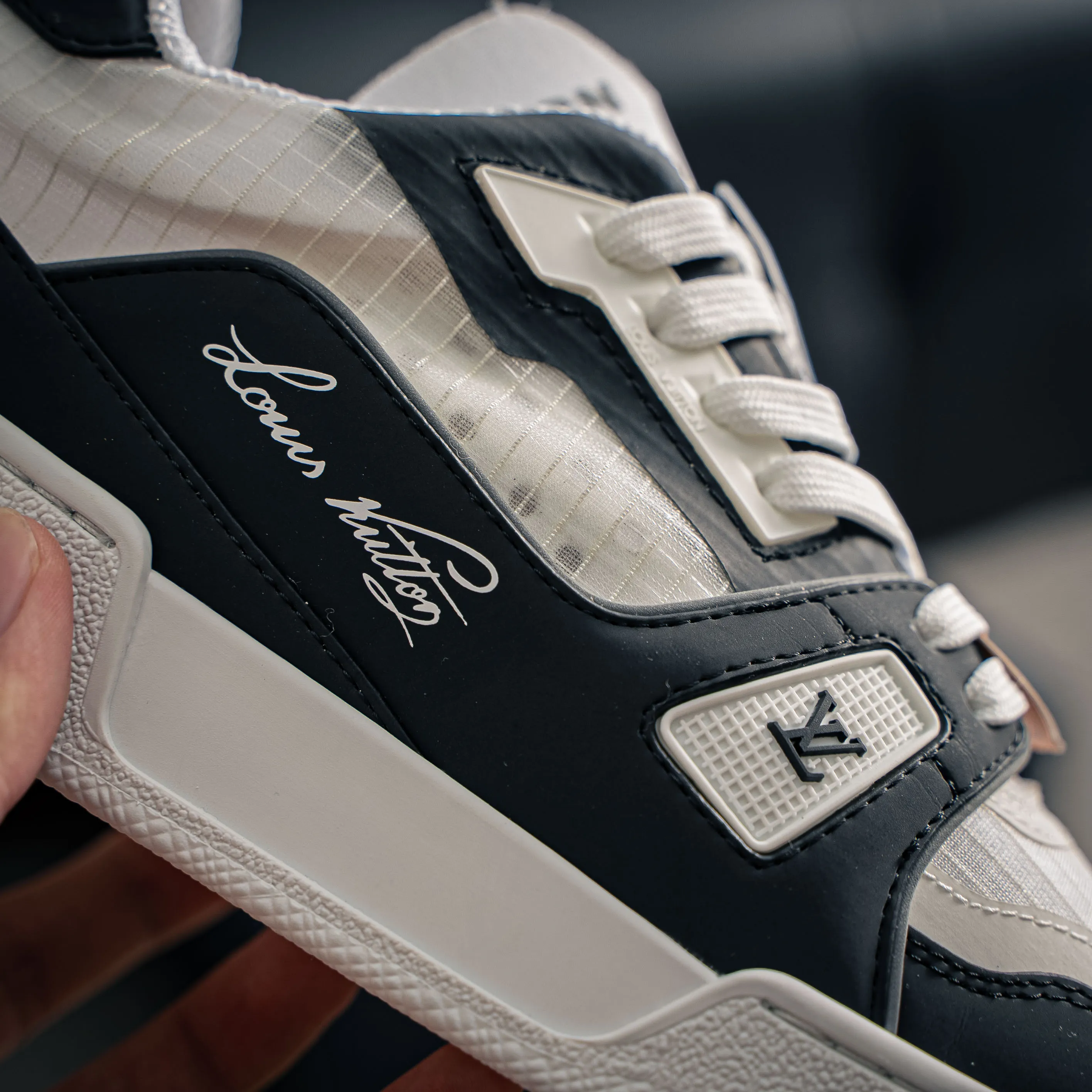 【YS 】 Premium LOUIS VUITTON LV Trainer CUP Mesh Breathable Shoes ✦ ， 37 Series ✦ + Shoes
